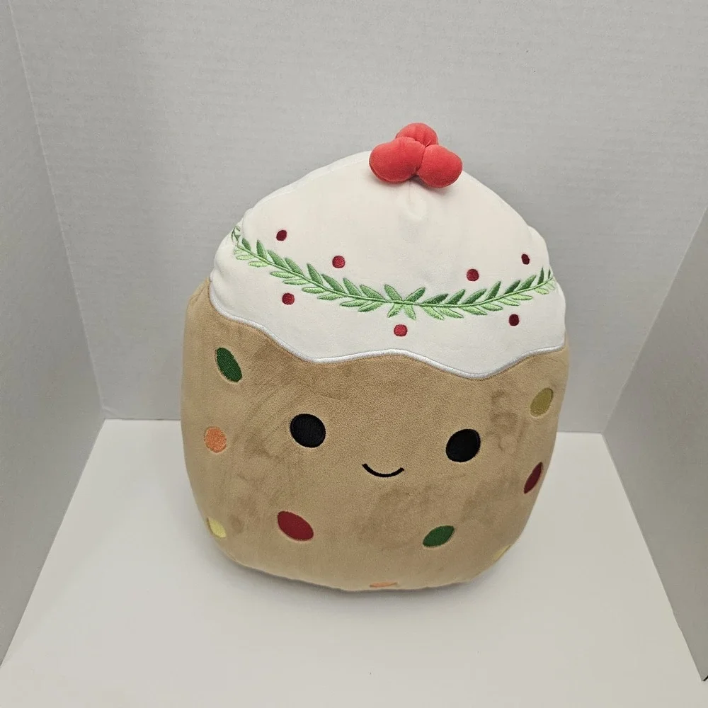 Squishmallow Fruit‎ Cake Plush Holiday Christmas Dessert Cute Collectible